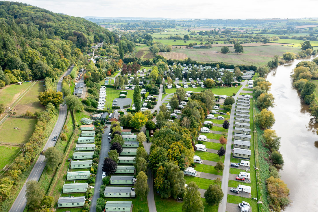 Lucksall Park Aerial View